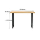 Light Brown Modern Style Bar Table Solid Wood Bar Table with Metal Base Clearhalo 'Bar Furniture' 'Bar Tables' 'bar_tables' 'furn' 'furn_bar_tables' 'Furniture' 'furniture_bar_tables' 'Kitchen & Dining Furniture' 4430840