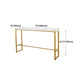 White Glam Style Bar Table in Iron Top and Faux Marble Bar Table for Living Room Clearhalo 'Bar Furniture' 'Bar Tables' 'bar_tables' 'furn' 'furn_bar_tables' 'Furniture' 'furniture_bar_tables' 'Kitchen & Dining Furniture' 4430890