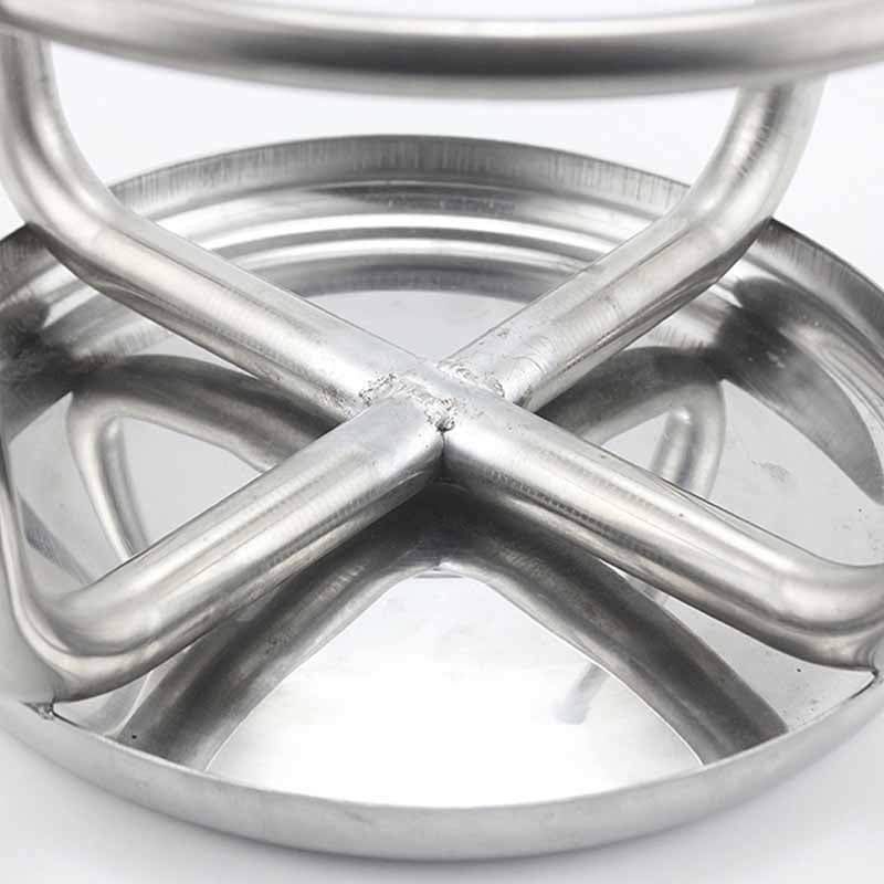 Industrial Style Stainless Steel Bar-stool Round Seat Counter Stool for Kitchen Clearhalo 'Bar Furniture' 'Bar Stools' 'bar_stools' 'furn' 'furn_bar_stools' 'furniture_bar_stools' 'Kitchen & Dining Furniture' 'kitchen&dining_furn' 'kitchen' 'kitchen_furn' Furniture' 4431129