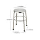 Industrial Style Stainless Steel Bar-stool Round Seat Counter Stool for Kitchen Clearhalo 'Bar Furniture' 'Bar Stools' 'bar_stools' 'furn' 'furn_bar_stools' 'furniture_bar_stools' 'Kitchen & Dining Furniture' 'kitchen&dining_furn' 'kitchen' 'kitchen_furn' Furniture' 4431139