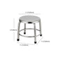 Industrial Style Stainless Steel Bar-stool Round Seat Counter Stool for Kitchen Clearhalo 'Bar Furniture' 'Bar Stools' 'bar_stools' 'furn' 'furn_bar_stools' 'furniture_bar_stools' 'Kitchen & Dining Furniture' 'kitchen&dining_furn' 'kitchen' 'kitchen_furn' Furniture' 4431143