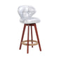 Scandinavian Style Wooden Bar-stool Square Seat Counter Stool for Kitchen Bar Gloss White 1 Piece Clearhalo 'Bar Furniture' 'Bar Stools' 'bar_stools' 'furn' 'furn_bar_stools' 'furniture_bar_stools' 'Kitchen & Dining Furniture' 'kitchen&dining_furn' 'kitchen' 'kitchen_furn' Furniture' 4431150