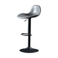 Adjustable Height Iron Leather Counter Stools Black Swivel Scandinavian Bar Stools Grey 1 Piece Clearhalo 'Bar Furniture' 'Bar Stools' 'bar_stools' 'furn' 'furn_bar_stools' 'furniture_bar_stools' 'Kitchen & Dining Furniture' 'kitchen&dining_furn' 'kitchen' 'kitchen_furn' Furniture' 4431225
