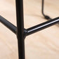 Scandinavian Leather Counter Stools Black Metal Low Back Bar Stools with Footrest Clearhalo 'Bar Furniture' 'Bar Stools' 'bar_stools' 'furn' 'furn_bar_stools' 'furniture_bar_stools' 'Kitchen & Dining Furniture' 'kitchen&dining_furn' 'kitchen' 'kitchen_furn' Furniture' 4438060