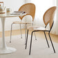 Modern Style Wooden Dining Chairs Open Back Dining Side Chairs with Metal Legs Clearhalo ' kitchen&dining_furn' 'Dining Chairs' 'Dining Tables & Seating' 'dining_chair' 'furn' 'furn_dining_chair' 'Furniture' 'furniture_dining_chair' 'Kitchen & Dining Furniture' 'kitchen' 4438096