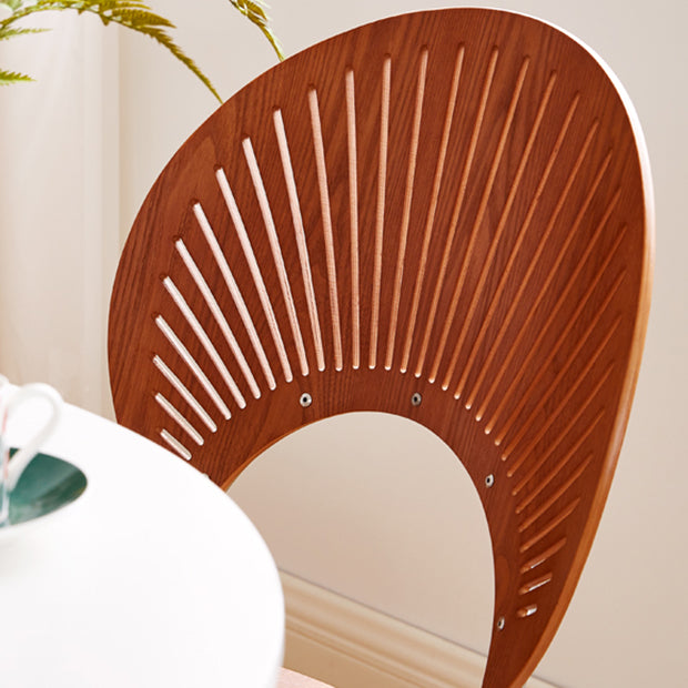 Modern Style Wooden Dining Chairs Open Back Dining Side Chairs with Metal Legs Clearhalo ' kitchen&dining_furn' 'Dining Chairs' 'Dining Tables & Seating' 'dining_chair' 'furn' 'furn_dining_chair' 'Furniture' 'furniture_dining_chair' 'Kitchen & Dining Furniture' 'kitchen' 4438105