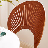 Modern Style Wooden Dining Chairs Open Back Dining Side Chairs with Metal Legs Clearhalo ' kitchen&dining_furn' 'Dining Chairs' 'Dining Tables & Seating' 'dining_chair' 'furn' 'furn_dining_chair' 'Furniture' 'furniture_dining_chair' 'Kitchen & Dining Furniture' 'kitchen' 4438105