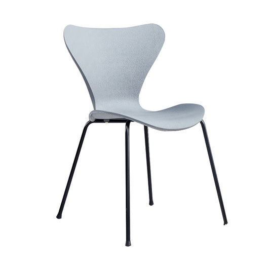 Contemporary Metal Dining Chairs Dining Armless Side Chair for Kitchen Clearhalo ' kitchen&dining_furn' 'Dining Chairs' 'Dining Tables & Seating' 'dining_chair' 'furn' 'furn_dining_chair' 'Furniture' 'furniture_dining_chair' 'Kitchen & Dining Furniture' 'kitchen' 4438187