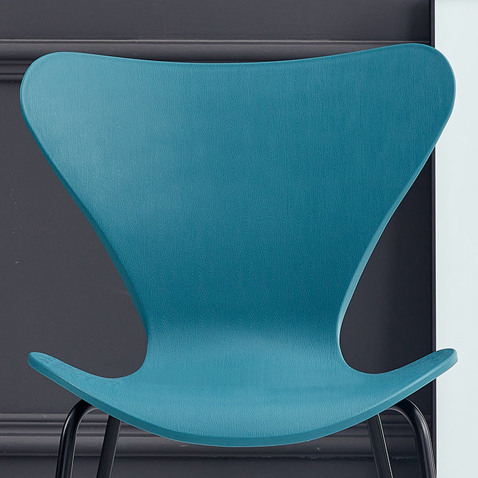 Contemporary Metal Dining Chairs Dining Armless Side Chair for Kitchen Clearhalo ' kitchen&dining_furn' 'Dining Chairs' 'Dining Tables & Seating' 'dining_chair' 'furn' 'furn_dining_chair' 'Furniture' 'furniture_dining_chair' 'Kitchen & Dining Furniture' 'kitchen' 4438189