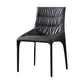 Contemporary Style Metal Dining Chair Leather Dining Armless Side Chair for Kitchen Dark Gray 1 Piece Clearhalo ' kitchen&dining_furn' 'Dining Chairs' 'Dining Tables & Seating' 'dining_chair' 'furn' 'furn_dining_chair' 'Furniture' 'furniture_dining_chair' 'Kitchen & Dining Furniture' 'kitchen' 4438213