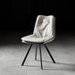 Minimalist Design Armless Solid Back Side Chairs Leather Dining Chairs Cream Gray 1 Piece Clearhalo ' kitchen&dining_furn' 'Dining Chairs' 'Dining Tables & Seating' 'dining_chair' 'furn' 'furn_dining_chair' 'Furniture' 'furniture_dining_chair' 'Kitchen & Dining Furniture' 'kitchen' 4438340
