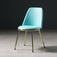 Nordic Style Dining Chairs Kitchen Armless Chair with Metal Legs Light Blue 1 Piece Clearhalo ' kitchen&dining_furn' 'Dining Chairs' 'Dining Tables & Seating' 'dining_chair' 'furn' 'furn_dining_chair' 'Furniture' 'furniture_dining_chair' 'Kitchen & Dining Furniture' 'kitchen' 4438389