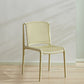 Contemporary Style Plastic Dining Armless Chair Open Back Dining Side Chairs for Home Yellow 1 Piece Clearhalo ' kitchen&dining_furn' 'Dining Chairs' 'Dining Tables & Seating' 'dining_chair' 'furn' 'furn_dining_chair' 'Furniture' 'furniture_dining_chair' 'Kitchen & Dining Furniture' 'kitchen' 4438456