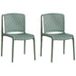 Contemporary Style Plastic Dining Armless Chair Open Back Dining Side Chairs for Home Gray-Green 2 Piece Set Clearhalo ' kitchen&dining_furn' 'Dining Chairs' 'Dining Tables & Seating' 'dining_chair' 'furn' 'furn_dining_chair' 'Furniture' 'furniture_dining_chair' 'Kitchen & Dining Furniture' 'kitchen' 4438466