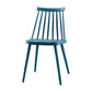 Contemporary Plastic Side Chair Matte Finish Indoor-Outdoor Slat Back Chair Clearhalo ' kitchen&dining_furn' 'Dining Chairs' 'Dining Tables & Seating' 'dining_chair' 'Furniture' 'furniture_dining_chair' 'Kitchen & Dining Furniture' 'kitchen' 4438541