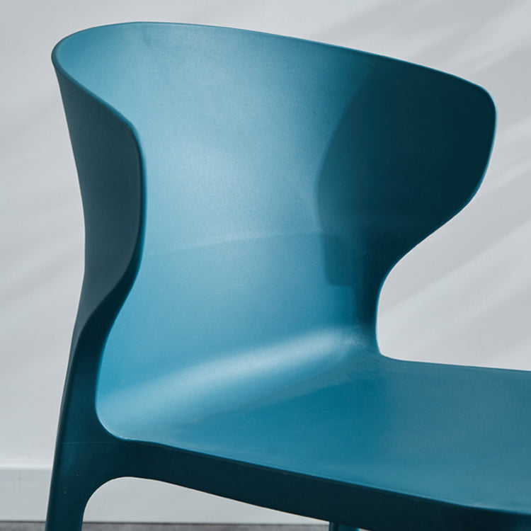 Modern Plastic Indoor-Outdoor Room Side Chair Wingback Chair Clearhalo ' kitchen&dining_furn' 'Dining Chairs' 'Dining Tables & Seating' 'dining_chair' 'furn' 'furn_dining_chair' 'Furniture' 'furniture_dining_chair' 'Kitchen & Dining Furniture' 'kitchen' 4438571