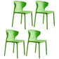 Modern Plastic Indoor-Outdoor Room Side Chair Wingback Chair Fruit Green 4 Piece Set Clearhalo ' kitchen&dining_furn' 'Dining Chairs' 'Dining Tables & Seating' 'dining_chair' 'furn' 'furn_dining_chair' 'Furniture' 'furniture_dining_chair' 'Kitchen & Dining Furniture' 'kitchen' 4438616