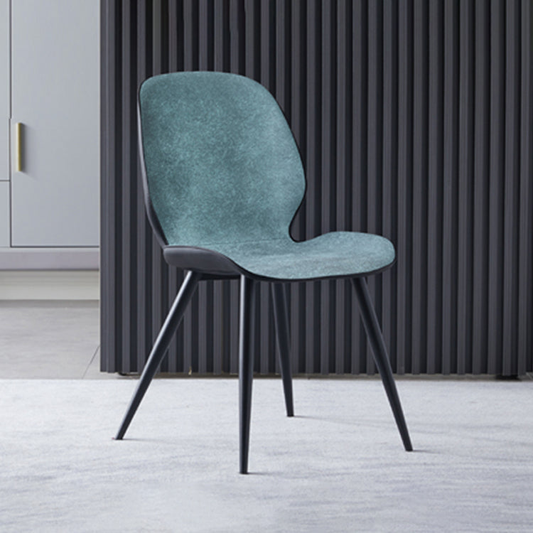 Contemporary Parsons Side Chair Matte Finish Armless Chair for Brasserie Clearhalo ' kitchen&dining_furn' 'Dining Chairs' 'Dining Tables & Seating' 'dining_chair' 'Furniture' 'furniture_dining_chair' 'Kitchen & Dining Furniture' 'kitchen' 4438646