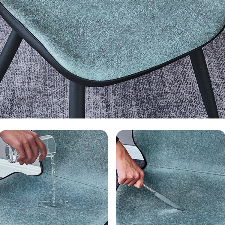 Contemporary Parsons Side Chair Matte Finish Armless Chair for Brasserie Clearhalo ' kitchen&dining_furn' 'Dining Chairs' 'Dining Tables & Seating' 'dining_chair' 'Furniture' 'furniture_dining_chair' 'Kitchen & Dining Furniture' 'kitchen' 4438653