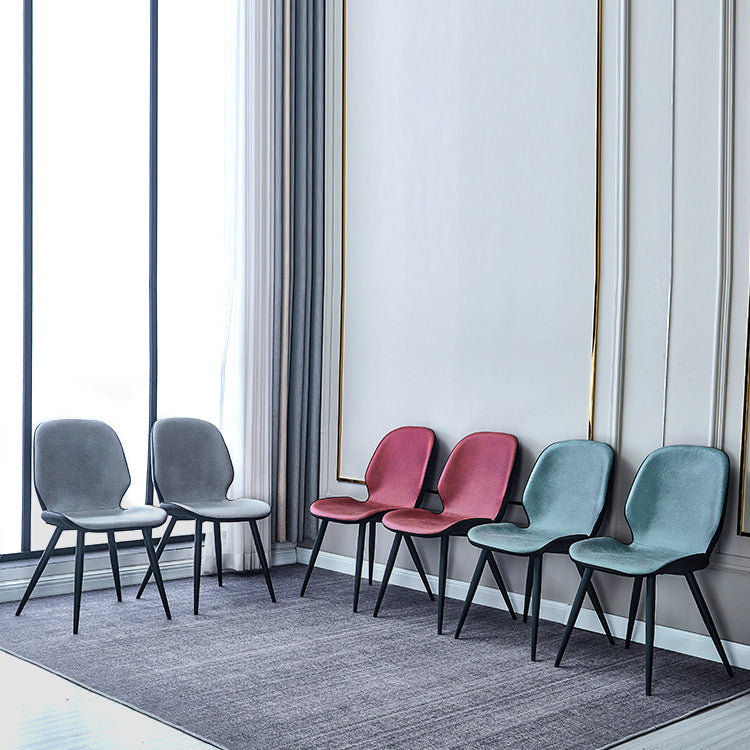 Contemporary Parsons Side Chair Matte Finish Armless Chair for Brasserie Clearhalo ' kitchen&dining_furn' 'Dining Chairs' 'Dining Tables & Seating' 'dining_chair' 'Furniture' 'furniture_dining_chair' 'Kitchen & Dining Furniture' 'kitchen' 4438661