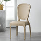 Contemporary Plastic Indoor-Outdoor Dining Chair Open Back Side Chair Camel 1 Piece Clearhalo ' kitchen&dining_furn' 'Dining Chairs' 'Dining Tables & Seating' 'dining_chair' 'Furniture' 'furniture_dining_chair' 'Kitchen & Dining Furniture' 'kitchen' 4438693