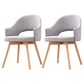 Scandinavian Wood Indoor-Outdoor Armchair Open Back Dining Side Chair Light Gray Set of 2 Clearhalo ' kitchen&dining_furn' 'Dining Chairs' 'Dining Tables & Seating' 'dining_chair' 'Furniture' 'furniture_dining_chair' 'Kitchen & Dining Furniture' 'kitchen' 4438711