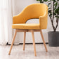 Scandinavian Wood Indoor-Outdoor Armchair Open Back Dining Side Chair Yellow 1 Piece Clearhalo ' kitchen&dining_furn' 'Dining Chairs' 'Dining Tables & Seating' 'dining_chair' 'Furniture' 'furniture_dining_chair' 'Kitchen & Dining Furniture' 'kitchen' 4438718