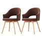 Scandinavian Wood Indoor-Outdoor Armchair Open Back Dining Side Chair Coffee Set of 2 Clearhalo ' kitchen&dining_furn' 'Dining Chairs' 'Dining Tables & Seating' 'dining_chair' 'Furniture' 'furniture_dining_chair' 'Kitchen & Dining Furniture' 'kitchen' 4438731