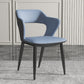 Contemporary Dining Arm Chair Matte Finish Leather Curved Open Back Chair Azul Juego de 1 Pieza Clearhalo ' kitchen&dining_furn' 'Dining Chairs' 'Dining Tables & Seating' 'dining_chair' 'furn' 'furn_dining_chair' 'Furniture' 'furniture_dining_chair' 'Hogar' 'Kitchen & Dining Furniture' 'kitchen' 'Mesa de Comedor y Asientos' 'Mueble de Cocina y Comedor' 'Muebles' 'Silla de Cocina / Comedor' 4438754