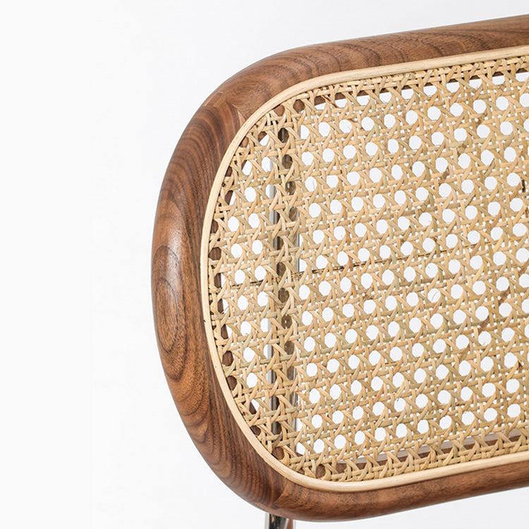 Contemporary Armless Chair Matte Finish Leather Curved Open Back Chair for Patio Clearhalo ' kitchen&dining_furn' 'Dining Chairs' 'Dining Tables & Seating' 'dining_chair' 'furn' 'furn_dining_chair' 'Furniture' 'furniture_dining_chair' 'Kitchen & Dining Furniture' 'kitchen' 4438782