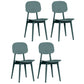 Contemporary Open Back Side Chair Restaurant Matte Finish Plastic Dining Chair Green 4 Piece Set Clearhalo ' kitchen&dining_furn' 'Dining Chairs' 'Dining Tables & Seating' 'dining_chair' 'furn' 'furn_dining_chair' 'Furniture' 'furniture_dining_chair' 'Kitchen & Dining Furniture' 'kitchen' 4438824