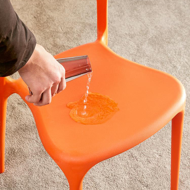 Contemporary Restaurant Open Back Arm Chair Matte Finish Plastic Dining Chair Clearhalo ' kitchen&dining_furn' 'Dining Chairs' 'Dining Tables & Seating' 'dining_chair' 'furn' 'furn_dining_chair' 'Furniture' 'furniture_dining_chair' 'Kitchen & Dining Furniture' 'kitchen' 4438841