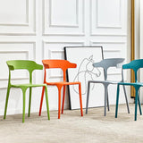 Contemporary Restaurant Open Back Arm Chair Matte Finish Plastic Dining Chair Clearhalo ' kitchen&dining_furn' 'Dining Chairs' 'Dining Tables & Seating' 'dining_chair' 'furn' 'furn_dining_chair' 'Furniture' 'furniture_dining_chair' 'Kitchen & Dining Furniture' 'kitchen' 4438849