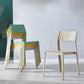 Scandinavian Open Back Side Chair Matte Finish Plastic Dining Chair for Home Clearhalo ' kitchen&dining_furn' 'Dining Chairs' 'Dining Tables & Seating' 'dining_chair' 'furn' 'furn_dining_chair' 'Furniture' 'furniture_dining_chair' 'Kitchen & Dining Furniture' 'kitchen' 4438852