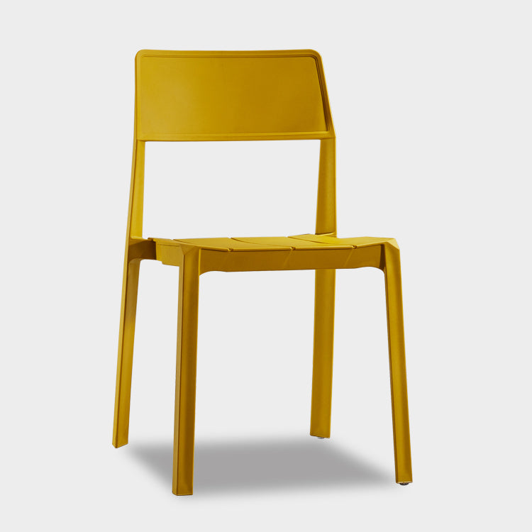 Scandinavian Open Back Side Chair Matte Finish Plastic Dining Chair for Home Clearhalo ' kitchen&dining_furn' 'Dining Chairs' 'Dining Tables & Seating' 'dining_chair' 'furn' 'furn_dining_chair' 'Furniture' 'furniture_dining_chair' 'Kitchen & Dining Furniture' 'kitchen' 4438867