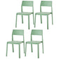 Scandinavian Open Back Side Chair Matte Finish Plastic Dining Chair for Home Green 4 Piece Set Clearhalo ' kitchen&dining_furn' 'Dining Chairs' 'Dining Tables & Seating' 'dining_chair' 'furn' 'furn_dining_chair' 'Furniture' 'furniture_dining_chair' 'Kitchen & Dining Furniture' 'kitchen' 4438869