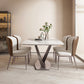 Modern 1/2/4/5/7 Pieces Dining Set Stone Dining Furniture Set /Separate Items 5 Pieces: Table, 4 Chairs Clearhalo 'Dining Room Sets' 'Dining Tables & Seating' 'dining_room_set' 'furn' 'furn_dining_room_set' 'Furniture' 'furniture_dining_room_set' 'Kitchen & Dining Furniture' 'kitchen&dining_furn' 'kitchen' 4438877
