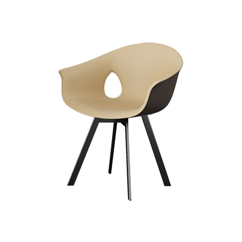 Modern 1/4/5 Pieces White Dining Set Round Sintered Stone Dining Table Set 1 Beige Chair Clearhalo 'Dining Room Sets' 'Dining Tables & Seating' 'dining_room_set' 'furn' 'furn_dining_room_set' 'Furniture' 'furniture_dining_room_set' 'Kitchen & Dining Furniture' 'kitchen&dining_furn' 'kitchen' 4438900