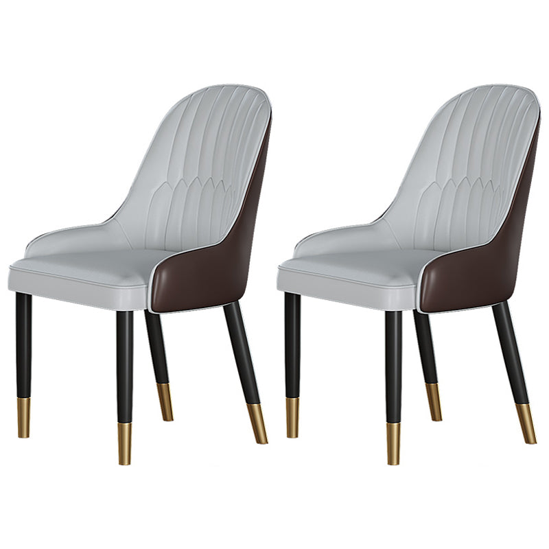 1/2/4/5/7 Pieces Dinette Set Modern Sintered Stone Dining Table Set with Chairs 2 Light Grey Chairs Clearhalo 'Dining Room Sets' 'Dining Tables & Seating' 'dining_room_set' 'furn' 'furn_dining_room_set' 'Furniture' 'furniture_dining_room_set' 'Kitchen & Dining Furniture' 'kitchen&dining_furn' 'kitchen' 4438918