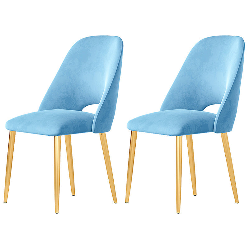 1/2/4/5/7 Pieces Dinette Set Modern Sintered Stone Dining Table Set with Chairs 2 Blue Chairs Clearhalo 'Dining Room Sets' 'Dining Tables & Seating' 'dining_room_set' 'furn' 'furn_dining_room_set' 'Furniture' 'furniture_dining_room_set' 'Kitchen & Dining Furniture' 'kitchen&dining_furn' 'kitchen' 4438923