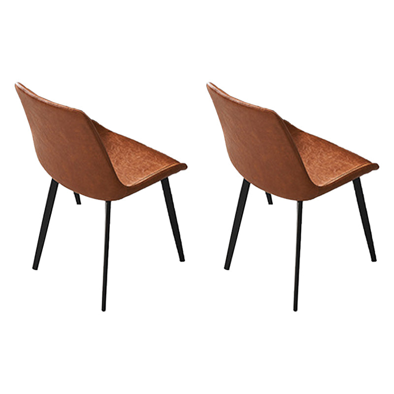 Contemporary 1/2/5/7 Pieces Dining Set Rectangle Sintered Stone Dining Table Set 2 Brown Chairs Clearhalo 'Dining Room Sets' 'Dining Tables & Seating' 'dining_room_set' 'furn' 'furn_dining_room_set' 'Furniture' 'furniture_dining_room_set' 'Kitchen & Dining Furniture' 'kitchen&dining_furn' 'kitchen' 4438963