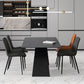 Contemporary 1/2/5/7 Pieces Dining Set Rectangle Sintered Stone Dining Table Set Clearhalo 'Dining Room Sets' 'Dining Tables & Seating' 'dining_room_set' 'furn' 'furn_dining_room_set' 'Furniture' 'furniture_dining_room_set' 'Kitchen & Dining Furniture' 'kitchen&dining_furn' 'kitchen' 4438965