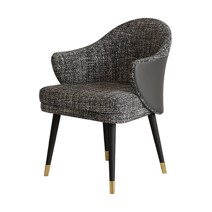 1/5 Pcs Metal Modern Dining Room Set with Round Table and Arm Chairs Dining Set 1 Black Chair Clearhalo 'Dining Room Sets' 'Dining Tables & Seating' 'dining_room_set' 'furn' 'furn_dining_room_set' 'Furniture' 'furniture_dining_room_set' 'Kitchen & Dining Furniture' 'kitchen&dining_furn' 'kitchen' 4439014