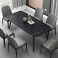 Modern 1/2/3/5/7 Pieces Dining Set Sintered Stone Dining Table Set Clearhalo 'Dining Room Sets' 'Dining Tables & Seating' 'dining_room_set' 'furn' 'furn_dining_room_set' 'Furniture' 'furniture_dining_room_set' 'Kitchen & Dining Furniture' 'kitchen&dining_furn' 'kitchen' 4439033