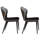 Modern 1/2/5/7 Pieces Dining Set Sintered Stone Dining Table Set 2 Dark Grey Chairs Clearhalo 'Dining Room Sets' 'Dining Tables & Seating' 'dining_room_set' 'furn' 'furn_dining_room_set' 'Furniture' 'furniture_dining_room_set' 'Kitchen & Dining Furniture' 'kitchen&dining_furn' 'kitchen' 4439065