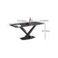 Modern 1/2/5/7 Pieces Dining Set Sintered Stone Dining Table Set Clearhalo 'Dining Room Sets' 'Dining Tables & Seating' 'dining_room_set' 'furn' 'furn_dining_room_set' 'Furniture' 'furniture_dining_room_set' 'Kitchen & Dining Furniture' 'kitchen&dining_furn' 'kitchen' 4439074