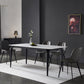 Contemporary 1/4/5/7 Pieces Dining Set Sintered Stone Dining Table Set Clearhalo 'Dining Room Sets' 'Dining Tables & Seating' 'dining_room_set' 'furn' 'furn_dining_room_set' 'Furniture' 'furniture_dining_room_set' 'Kitchen & Dining Furniture' 'kitchen&dining_furn' 'kitchen' 4439082