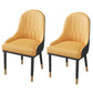 Glam 1/2/3/5/7 Pieces Dining Set Sintered Stone Dining Table Set for Home Use 2 Orange Chairs Clearhalo 'Dining Room Sets' 'Dining Tables & Seating' 'dining_room_set' 'furn' 'furn_dining_room_set' 'Furniture' 'furniture_dining_room_set' 'Kitchen & Dining Furniture' 'kitchen&dining_furn' 'kitchen' 4439098