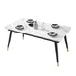 Glam 1/2/3/5/7 Pieces Dining Set Sintered Stone Dining Table Set for Home Use Clearhalo 'Dining Room Sets' 'Dining Tables & Seating' 'dining_room_set' 'furn' 'furn_dining_room_set' 'Furniture' 'furniture_dining_room_set' 'Kitchen & Dining Furniture' 'kitchen&dining_furn' 'kitchen' 4439103
