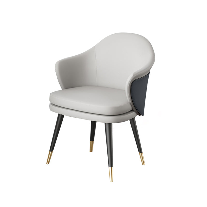 Modern 1/2/3/4/5 Pieces Dining Set Round White Dining Table Set for Home Use 1 Blue Chair Clearhalo 'Dining Room Sets' 'Dining Tables & Seating' 'dining_room_set' 'furn' 'furn_dining_room_set' 'Furniture' 'furniture_dining_room_set' 'Kitchen & Dining Furniture' 'kitchen&dining_furn' 'kitchen' 4439129